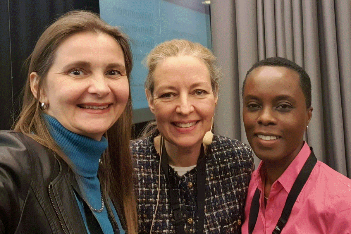 SI Evening Talk on “Broadening our Horizons”: Nora Sleumer (Moderator) with speakers Kathrin Anne Meier and Bemi Okorodudu